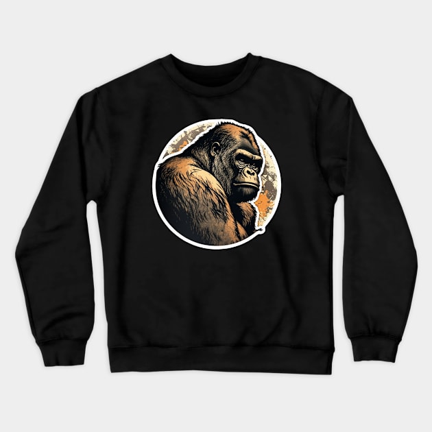 Shades of Toughness - Cool Gorilla Crewneck Sweatshirt by teehood